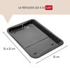 Ausziehbares Backblech 35-52 x 32 cm Zenker Black Metallic ref. 6538