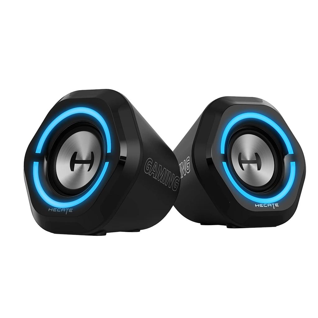 EDIFIER Hecate G1000 Gaming Speaker, 5W Output, Bluetooth 5.3, Full-Range, USB/3.5mm, RGB Lighting, Black [Official Japanese Distributor] ED-G1000-BK