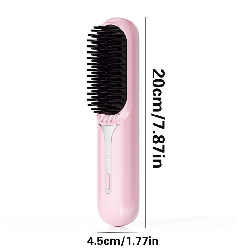 Fashion Hair Straightener Brush With Cordless And Rechargeable Hairdress Accesories Stylong Tool For Easy Use