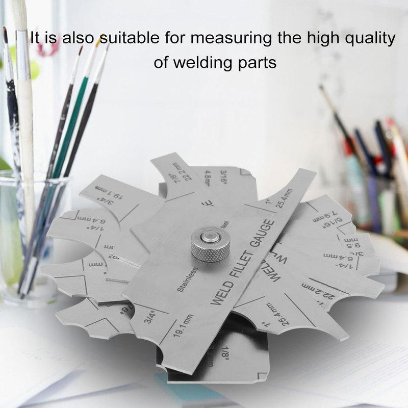 Fillet Weld Gauge Welding Gauge Gage Test Ulnar Welder Inspection Gauge Both Inch And Metric Welding Gauge Fillet Weld Set