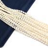 1String, White Natural Freshwater Pearls Beads for Jewelry Making DIY Necklaces, Bracelets Crafts, Mother’s Day Gifts (Beads 4-5mm, Length 36cm)