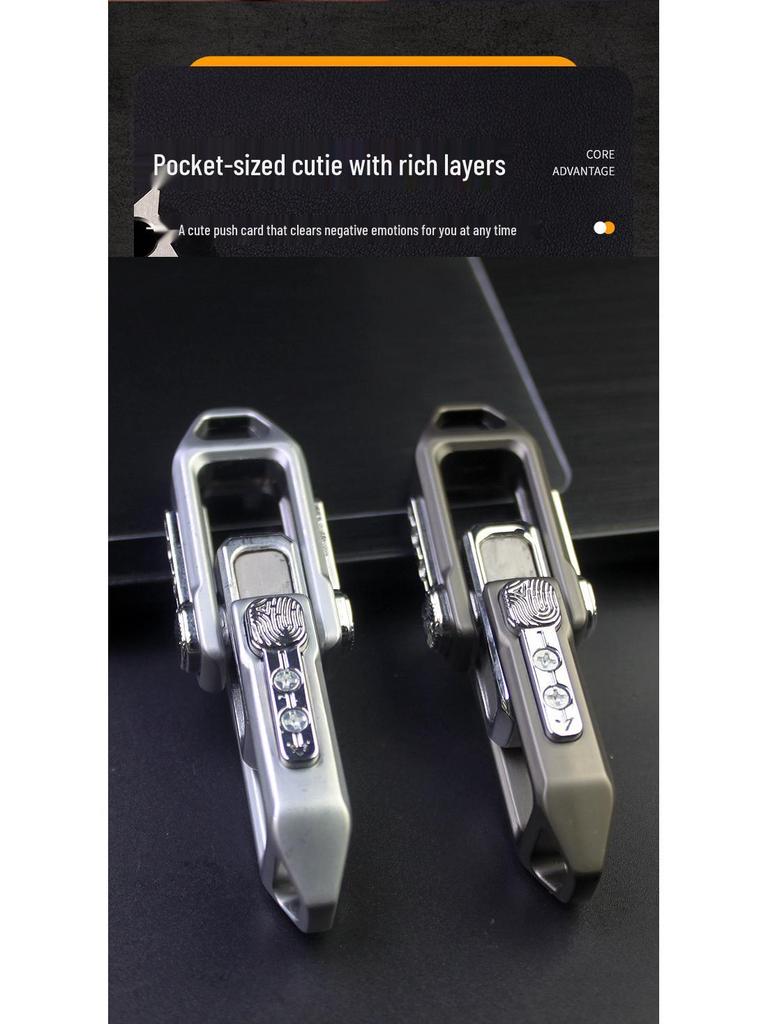 Grenzüberschreitendes Ei Pop Fidget Spielzeug: Metall-Kreiselkarte zur Stressreduzierung