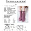 Fashion Retro Shining Surface Daily Women's Socks Pure Cotton Sweet Girl Rib Knit Spring Summer Socks Shiny Woman Simple Socks