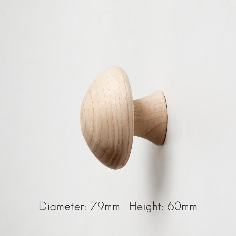 

Дерев яна вішалка садовий круглий гачок у формі гриба Настінна вішалка для одягу Гачки для сумки з ключами Гарна прикраса для дому