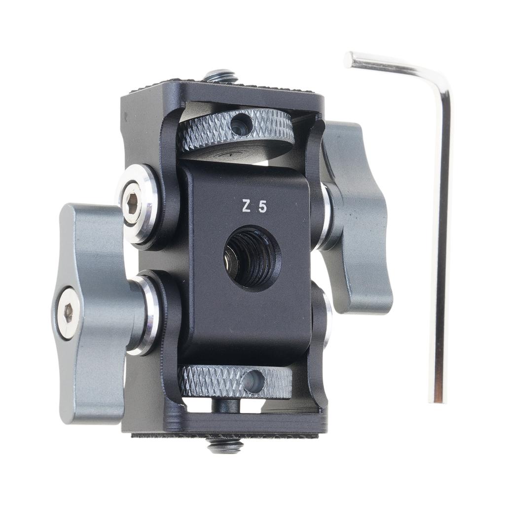 1Set Two Head Camera Holder for Various Accessories Offers Full Angle Adjustability for Professional Filming