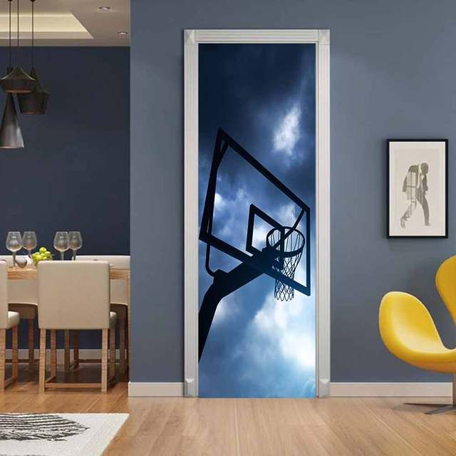 Glowing In the Night Castle Sticker Decals for Door Decoration Waterproof Removable Vinyl DIY Stickers Porte Princess Girls Room