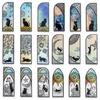 moin moin Bookmarks A for Cat Set of 36 Cats In 18 Designs Beautiful Stained Glass Silhouettes of Black Cats and and 2201sor54 - Must-have Lovers!