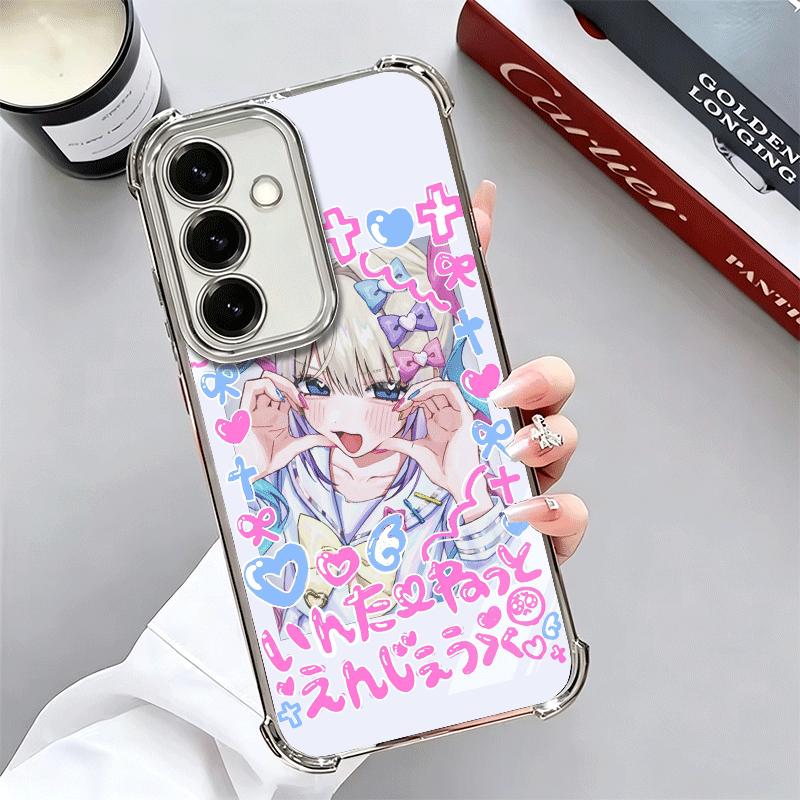 Needy Girl Streamer Overload Soft Phone Case For Samsung A17 A27 A07 A37 A57 A16 A56 A15 A55 A14 A54 A13 A53 A26 A36 A25 A35 A24