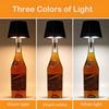 USB Charge Bottle Table Lamp Touch Control 3 Colors and Stepless Dimming Night Lamp For Restaurant Bar Wine Bottles Desk Lights