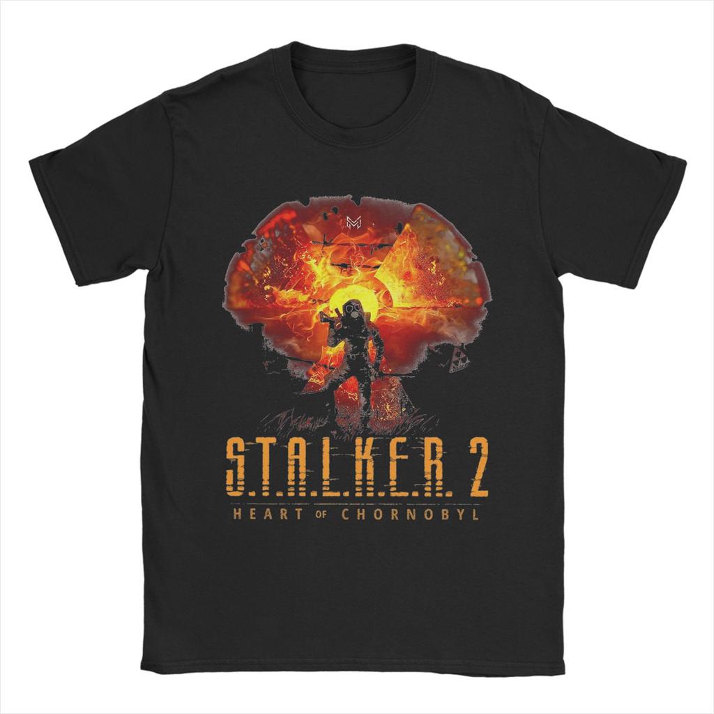 T-shirt Gioco Stalker Estivo Stalker 2 Videogioco per Unisex Magliette in Cotone Manica Corta Abbigliamento