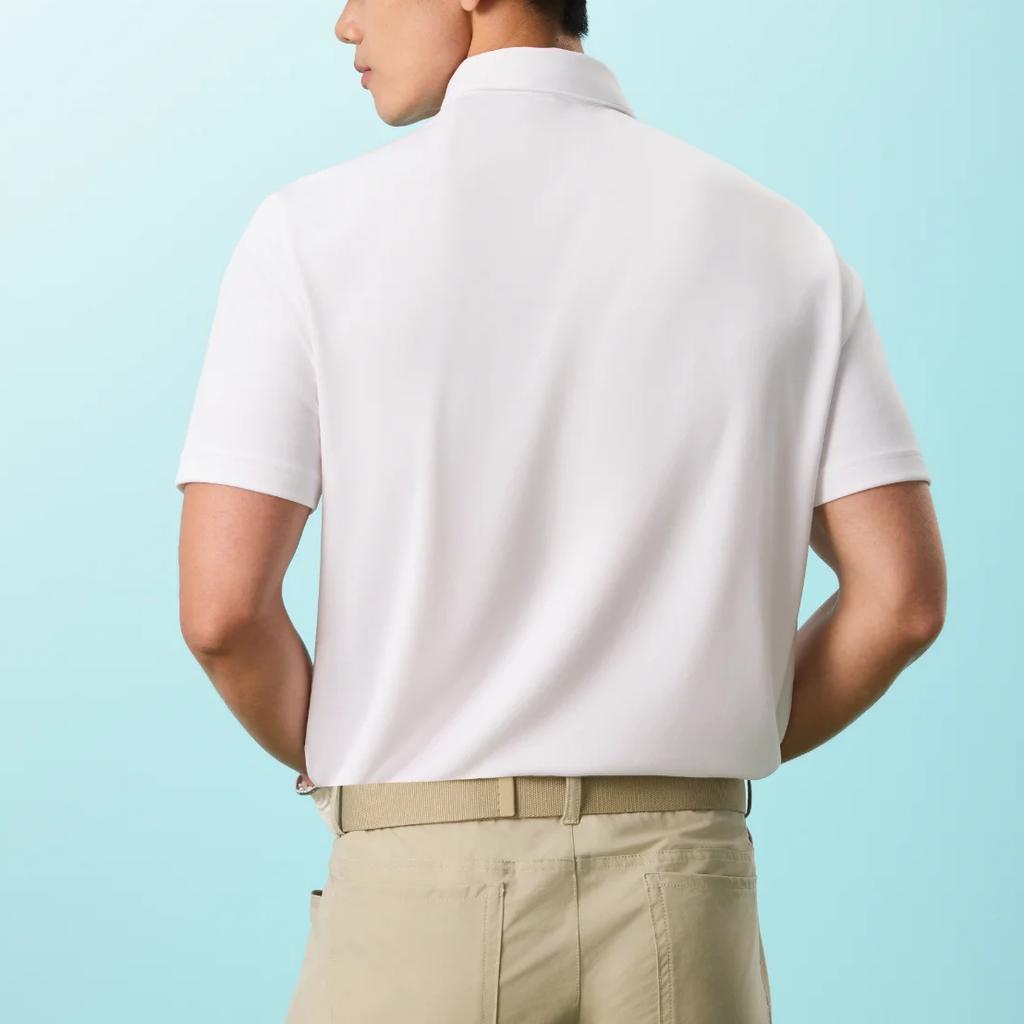 Adidas Performance Solid Knit Short Sleeve Golf Shirt Men tops JY5484