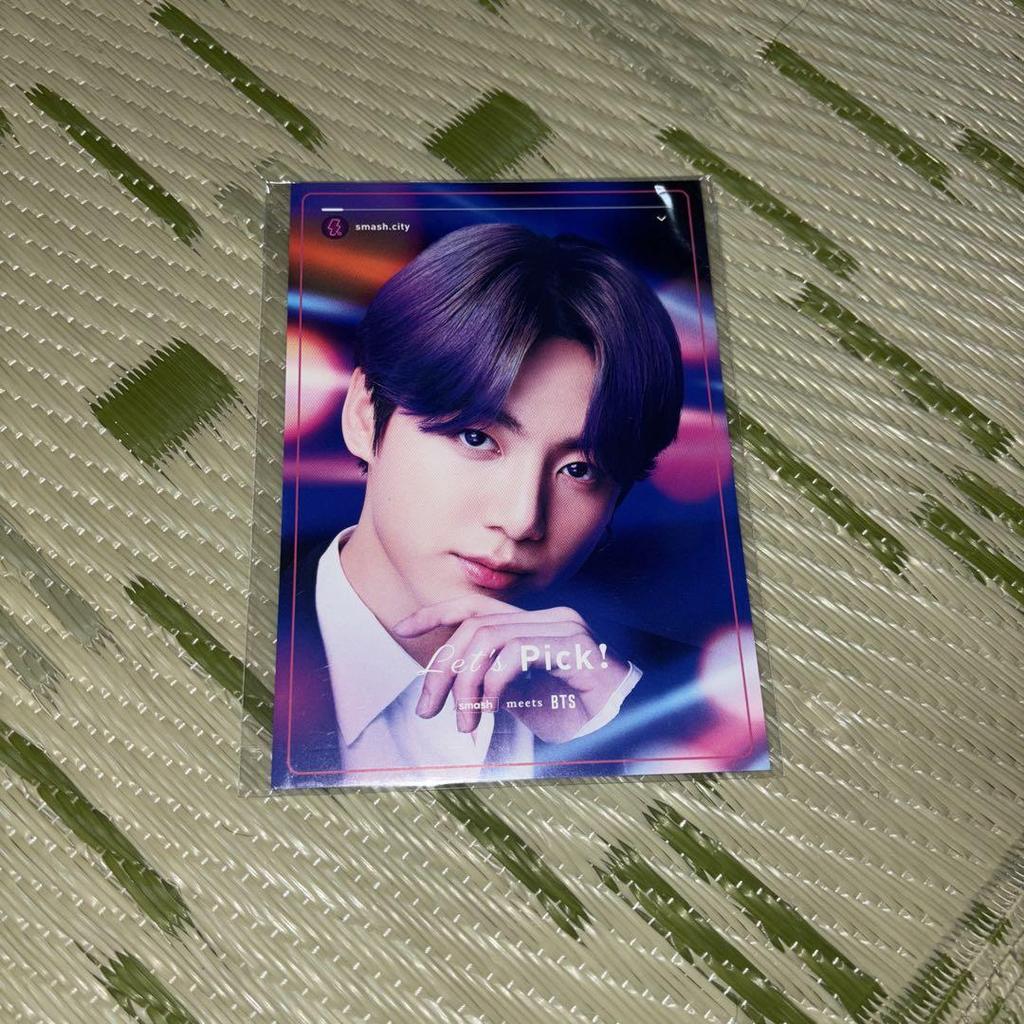 [USED] BTS Collaboration Jungkook Postcard Smash Winner