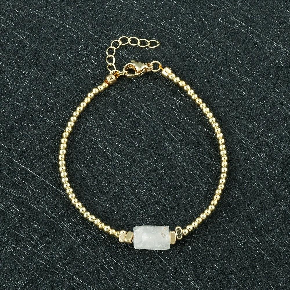 Vintage Crystal Stone Bracelet Adjustable Bead Bracelet Fashion Bohemian Style Bracelet Gifts