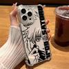 Anime Jujutsu Kaisen Gojo Pouzdro na telefon Pro iPhone 17 Air 16 e 15 14 13 12 11 Pro Max Plus Mini SE 2020 2022 Nárazuvzdorné pouzdro