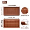 Dubai Chocolate Mold Food Grade Silicone Chocolate Mold Rectangular DIY Mold Kitchen Baking Accessories