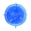 6PCs Silicone Food Covers With Smile Design Stretchable Efficient Lids Silicone Bowl Covers For Kitchen Storage