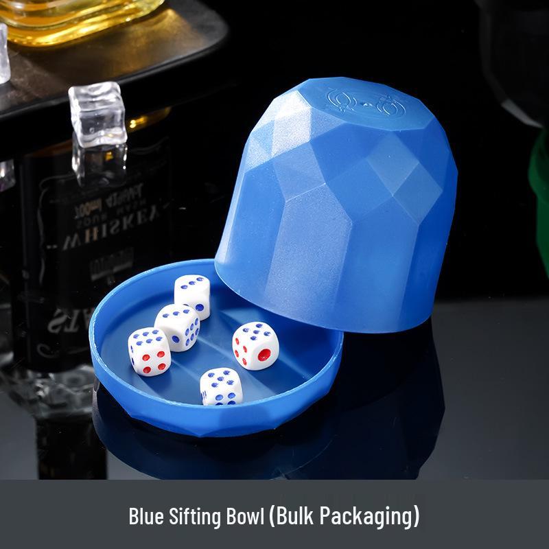 Diamond Dice Cup Set with Stopper and Base for Shaking Dice