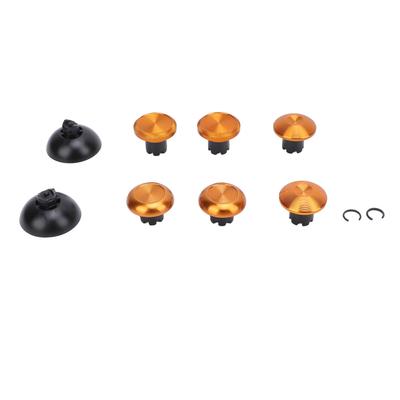 6 Pcs Metal Thumbsticks 2 Standard 2 Low Dome 2 High Dome Aluminum Alloy Thumbsticks Replacement