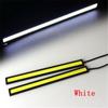 Strip DRL FOG COB CAR 2X LED Ultrathin Waterproof Daytime Running Lights LAMP WHITE DAY Driving 12V
