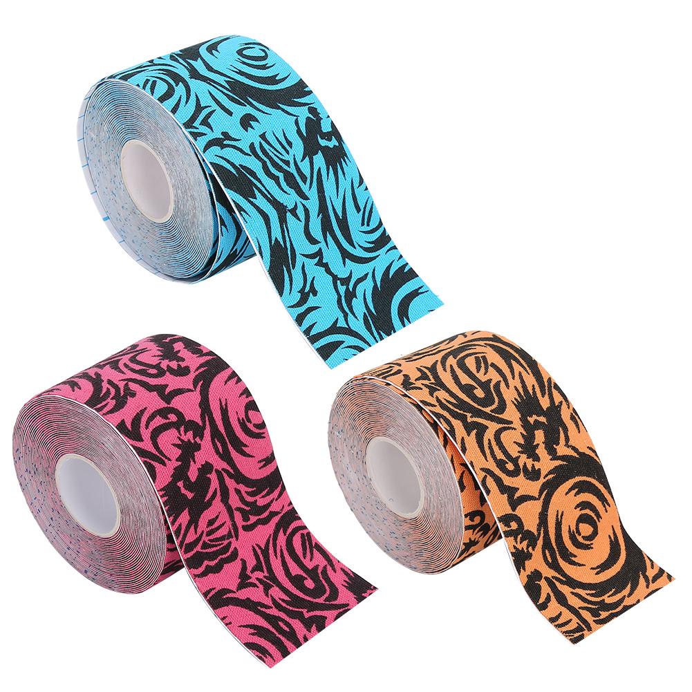 Camouflage Waterproof Soft Sports Bandage Breathable Pain Relief Protection Muscle Tape