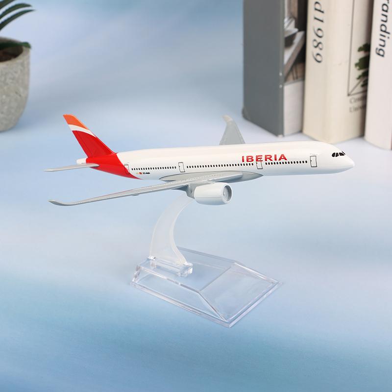 16 cm Iberia 330 Legierungsflugzeugmodell Maßstab 1:400 Metall Flugzeug Replika Diecast Flugzeug Luftfahrt Sammlerstücke Spielzeug für Jungen
