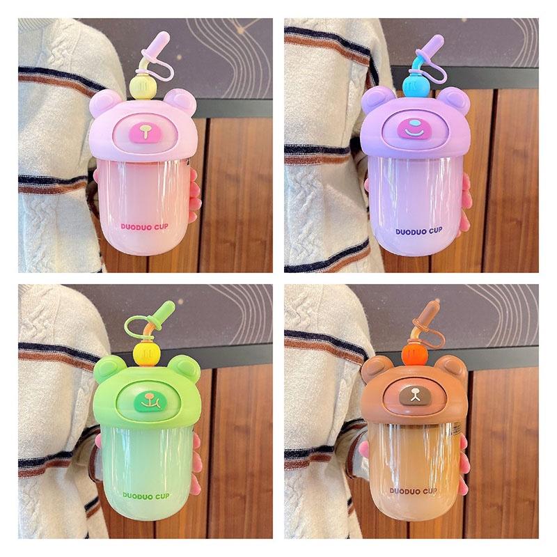 Modern And Minimalist Style Straw Cup For Students And Children Easy To Carry 600ml