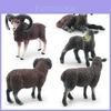Realistic Pvc Farm Animal Sheep Model Toy For Children Educational Playtime