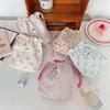 Korean floral storage bag, portable cosmetics storage bag, travel change storage bag, sundries storage and finishing bag