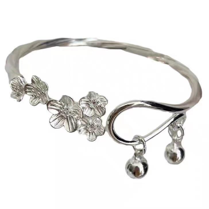 Of Gorgeous Lily The Valley Floral Bracelet Adjustable Open End Chic Jewelry Womens