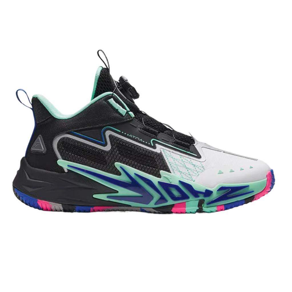 Anta Kids Fabric Comfortable Lightweight Non-Slip Wear-Resistant Low-Top Basketball Shoes Kids sneaker 312441103-2