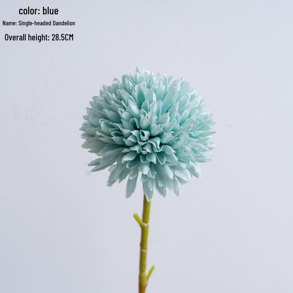 Dandelion Faux Flower Bouquet - INS Style Wedding Decoration Green Plants Handicraft