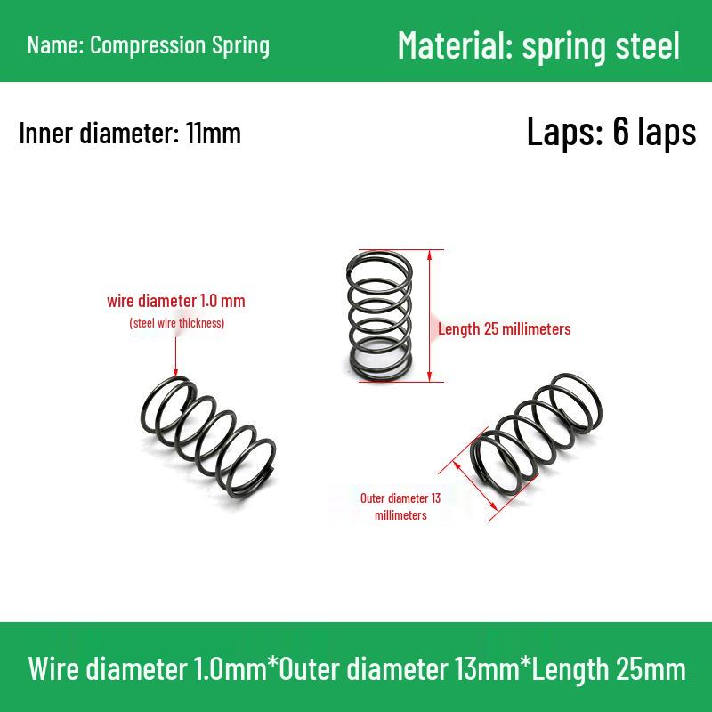 Heavy Duty Y-Type Compression Spring Shock Absorber, 1.0mm Wire Diameter, Outer Diameter 5-20mm.