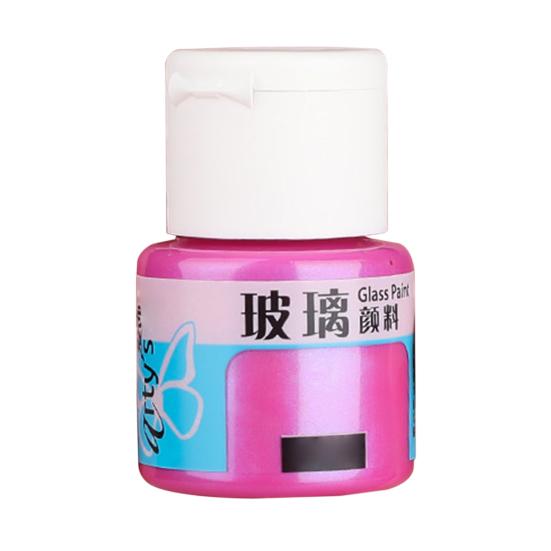20ml Safe Healthy Glass Paint Vibrant Color Siliceous Glass-Color Paint Wine Bottle Ceramic Glass Pigment