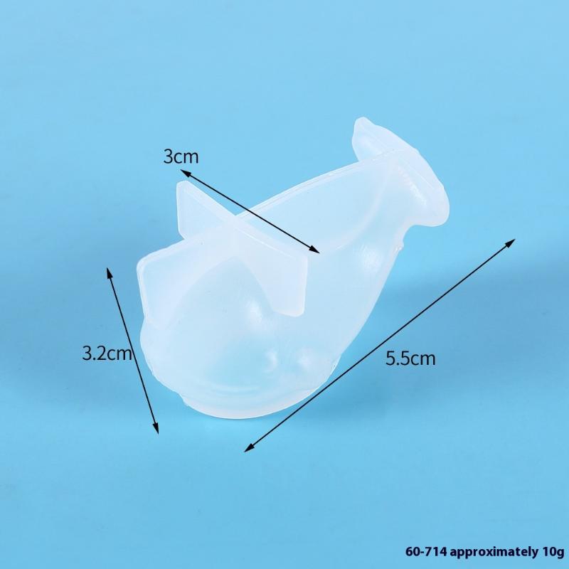 

Little Whale Suit Silicone Mold Cute Stereo Whale Silicone Mold Silicone Resin Mold