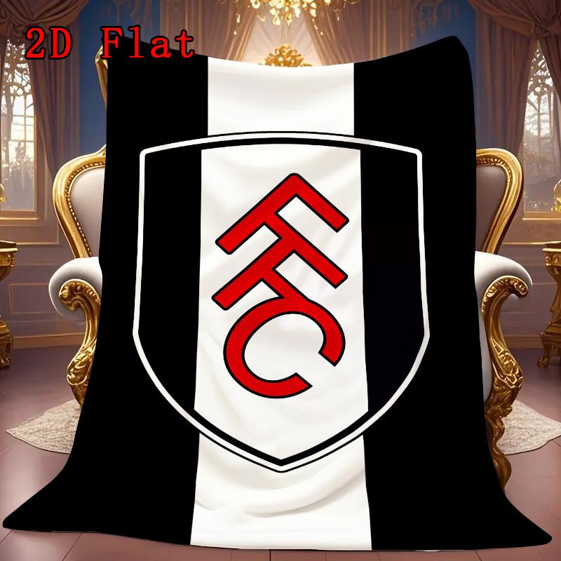 Fulham Pattern Flannel Blanket High quality All Seasons Warmth and Comfort Perfect for Christmas Gifts.