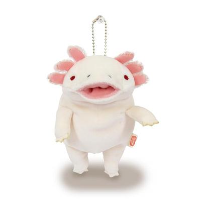 Shinada Global Mochi Series Mochi Upa Ivory (mini) 7 X 5 X 14cm Plush Axolotl Animal MOUP-0088IV