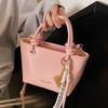 2025 wholesale popular classic simple solid color portable bucket bag fashion hot sale commuter versatile messenger bag bag women