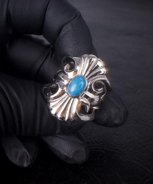 Josilver Sprout Ring (Large Size) - Turquoise