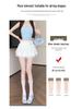 Women's High Waist Black Pleated Mini Skirt - Autumn/Spring