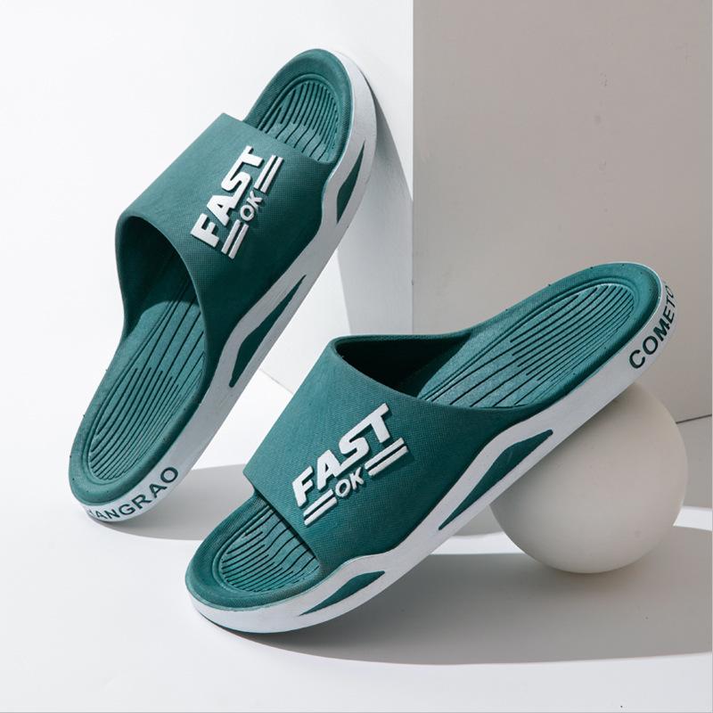 Cool Slippers Men's Summer Home Bathroom Non-slip and Non-smelly Feet Outside Slippers Couple