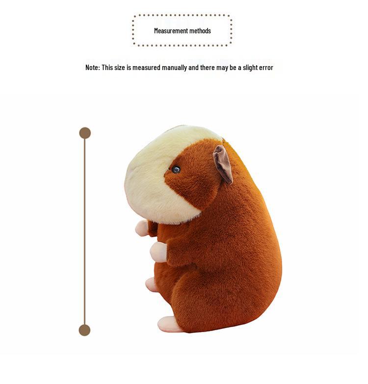 Cute Guinea Pig Plush Toy Figurine for Sleep Decoration and Holiday Gift
