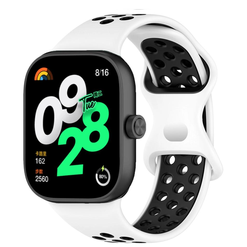 Sports Silicone Strap for Redmi Watch 4 5 6 Band Accessories Replacement Breathable Bracelet Smartwatch Xiaomi Band 8 9 Pro Belt