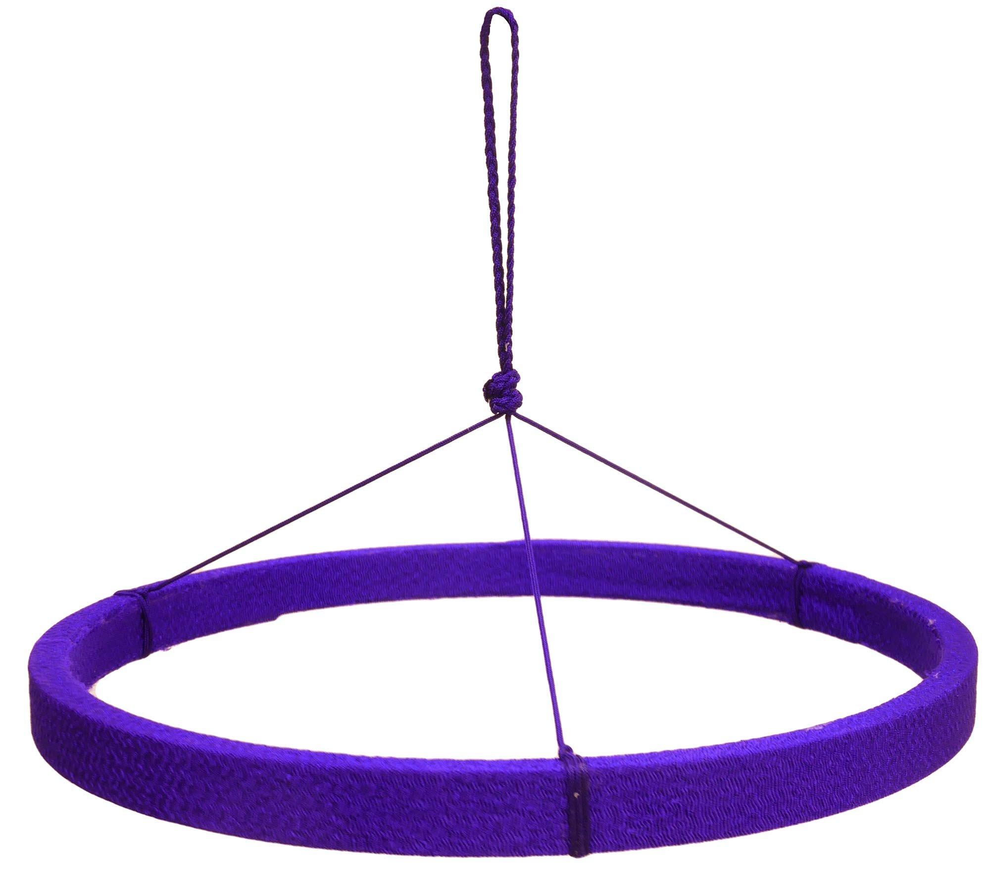 

Chikyuya Hanging Decoration Materials Ring for Decoration 22cm Purple - фиолетовый