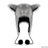 Warm Fuzzy Tribal Hat With Cat Ears Ear Flaps Winter Wool Blend Adults Kids