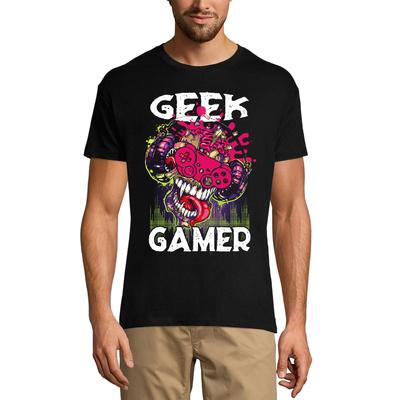 Graphic Men's T-Shirt Geek Gamer - Vintage Shirt - Gaming Apparel