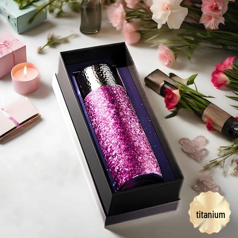 Premium Titanium Lined Thermos Cup Gift Set