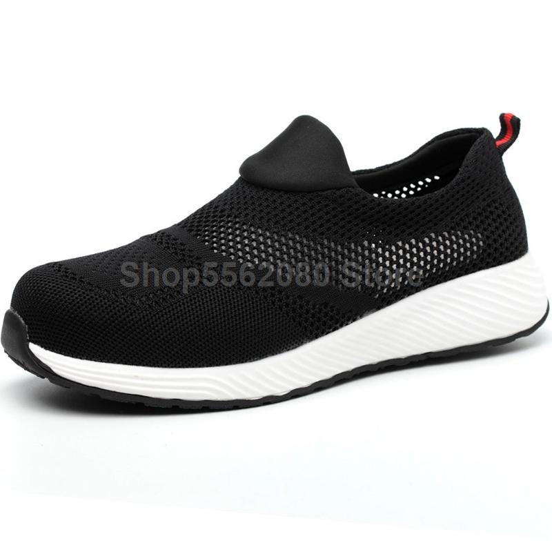Sneaker alla moda Scarpe antinfortunistiche con punta in acciaio Scarpe da lavoro antiforatura Scarpe protettive di sicurezza Scarpe da costruzione indistruttibili