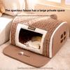 Cat Autumn and Winter Warm Yurt Three-dimensional Bear Curved House Cat Nest Teddy Small Dog Dog Pet Nest