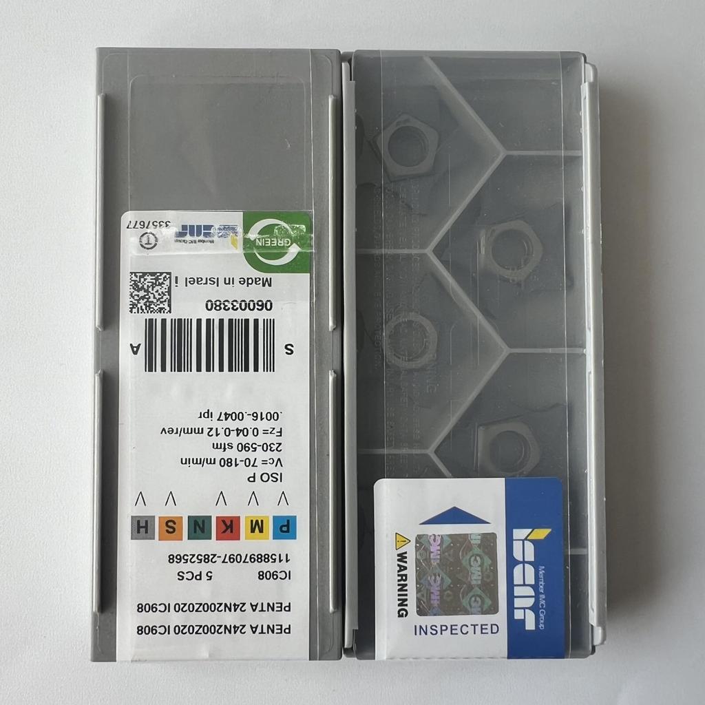 ISCAR / PENTA24N200Z020 IC908 / Industrial Indexable Carbide Inserts 5 Pcs