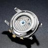OLEVS Men's Automatic Hand-Winding Mechanical Watch Waterproof Luminous Stainless Steel Business Style